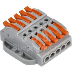 Клемма строительно-монтажная СМК 222-4155P (уп.4шт) IEK UKZ20-4155P-004