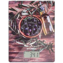 Весы кухонные электронные HYS-KG211 макс.вес 5кг рисунок HYUNDAI 1195237