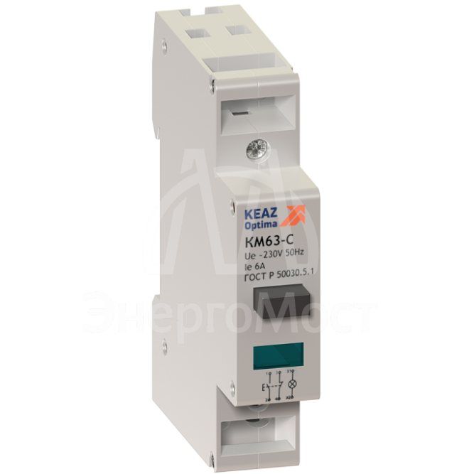 Кнопка управления мод. OptiDin KM63 CF 11 УХЛ3 КЭАЗ 138908