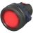Головка кнопки плоская прозрачная без фиксации красн. DKC M22P-FMLRP