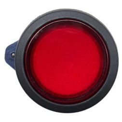 Головка кнопки плоская прозрачная без фиксации красн. DKC M22P-FMLRP