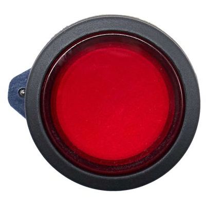 Головка кнопки плоская прозрачная без фиксации красн. DKC M22P-FMLRP