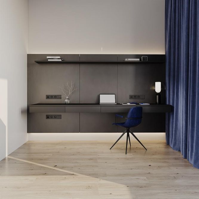 Рамка 4-м S70 пластик. черн. матов. Voltum VLS100408