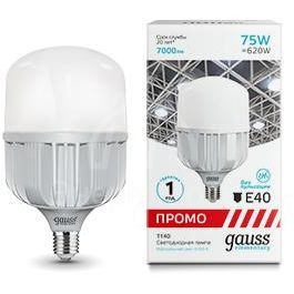 Лампа светодиодная Elementary T140 75Вт 4000К E40 7000лм Promo Gauss 60428