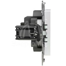 Розетка TV оконечная СП Pixel 1DB механизм перламутр. TOKOV ELECTRIC TKE-PX-A1O-C04