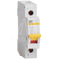 Выключатель нагрузки ВН-32 63А/1П IEK MNV10-1-063