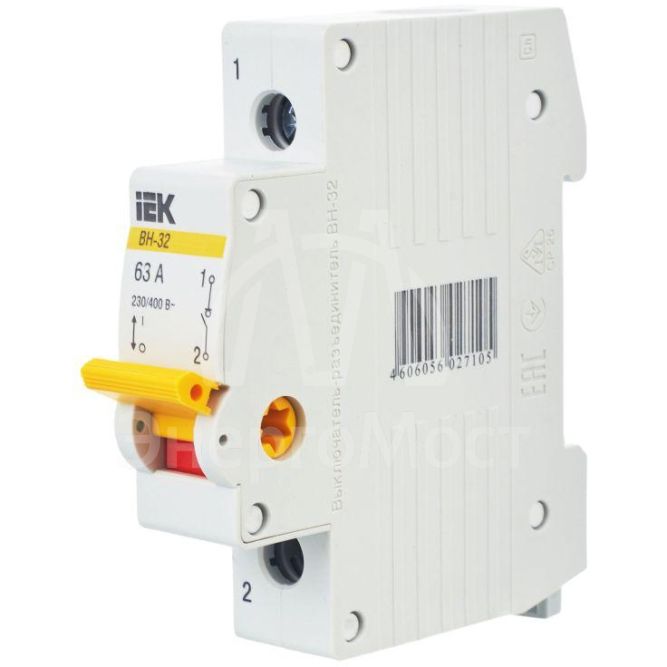 Выключатель нагрузки ВН-32 63А/1П IEK MNV10-1-063