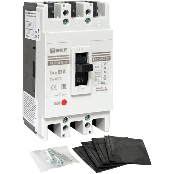 Выключатель автоматический 3п 63/63А 25кА ВА-99М PROxima EKF mccb99-63-63m