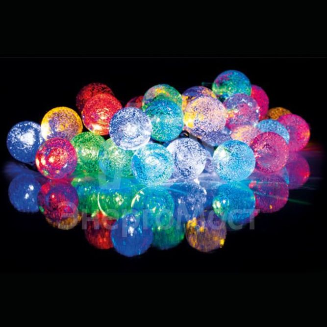 Светильник светодиодный SLR-G05-30M садовый; гирлянда шарики мульти ФАZА 5033375