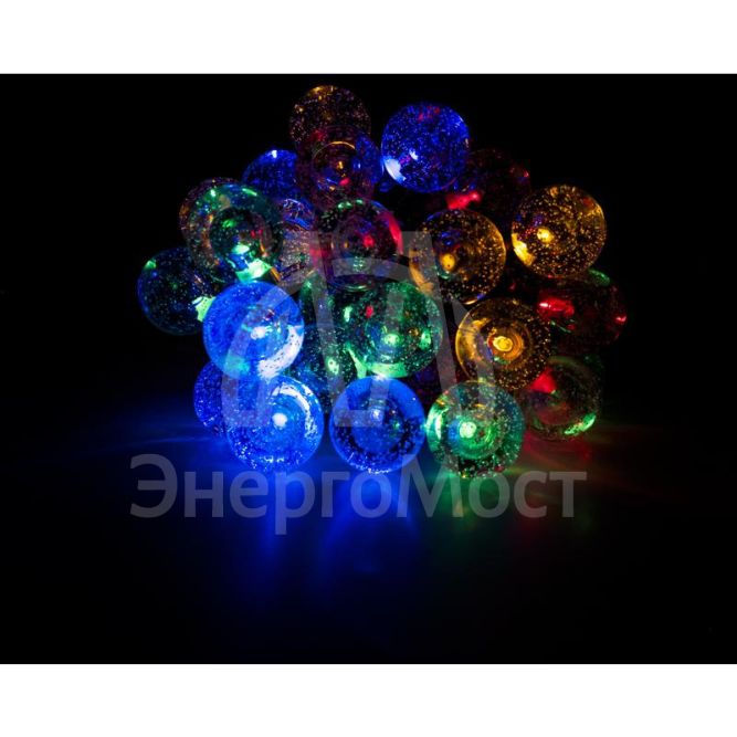 Светильник светодиодный SLR-G05-30M садовый; гирлянда шарики мульти ФАZА 5033375
