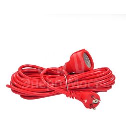 Удлинитель-шнур 1х10м с заземл. 10А IP20 2.2кВт ПВС 3х1 DOMTOK 2492