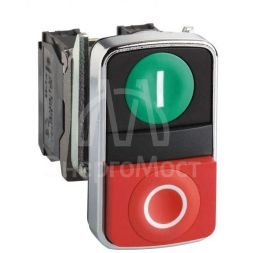 Кнопка двойная с маркир. SchE XB4BL73415