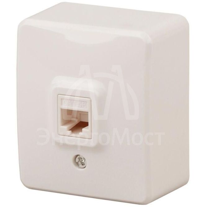 Розетка информационная RJ45 ОП 11-3203-02 Эксперт сл. кость ЭРА Б0020731