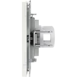 Розетка компьютерная 2-м KANT RJ45 кат.5E без шторки бел. магнолия DKC 7000664