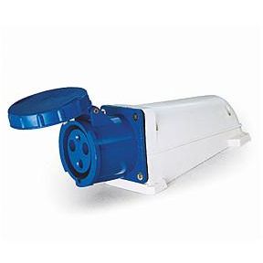 Розетка стационарная ОП PPC 133 63А 3п 2Р+РЕ 220В IP67 Pro JazzWay 5072756