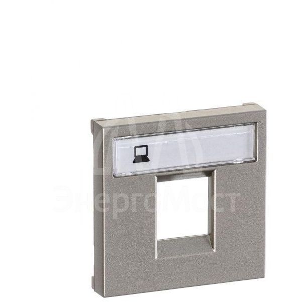 Накладка для 1-го суппорта/разъема типа 2017... и/или 2018... 2мод. Zenit шампань ABB 2CLA221810N1901