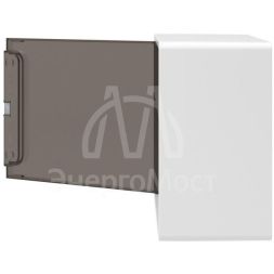 Щиток 8 мод. настенный FRAME с тонированной дверцей с 2 шинами PEN на 6 и 8 отв. бел. DKC F08W1WD