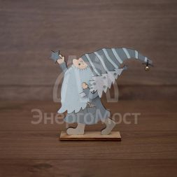 Фигура деревянная &amp;quot;Гномик&amp;quot; 17х4х15см NEON-NIGHT 504-004