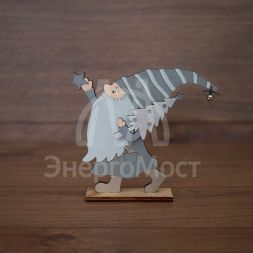 Фигура деревянная &amp;quot;Гномик&amp;quot; 17х4х15см NEON-NIGHT 504-004