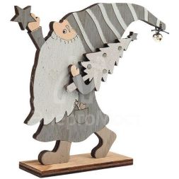 Фигура деревянная &amp;quot;Гномик&amp;quot; 17х4х15см NEON-NIGHT 504-004