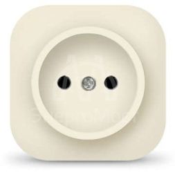 Розетка 1-м ОП 10А IP20 без заземл. сл. кость IONICH 1431
