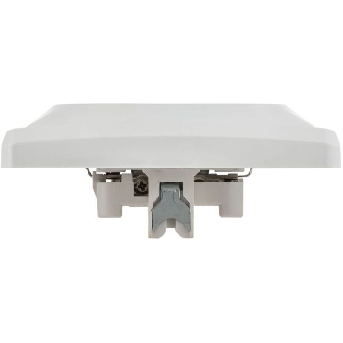 Розетка 2-м СП Вега РСш12-3-ВБ с заземл. контактом и защ. штор 16А бел. IEK ERV24-K01-16-DM