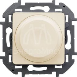 Светорегулятор поворотный Inspiria 300Вт без нейтрали сл. кость Leg 673791