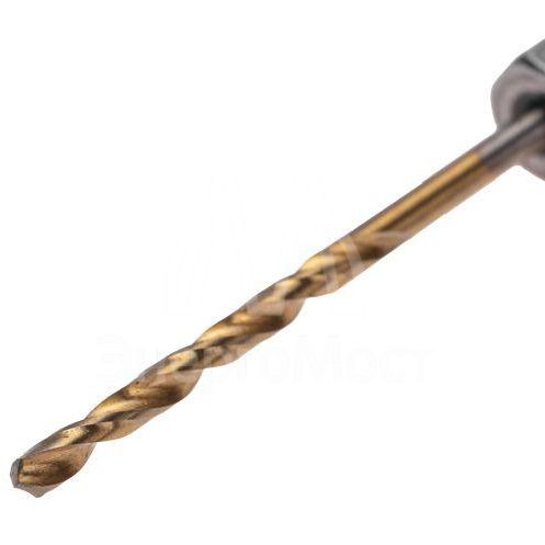 Сверло по металлу 2мм Р6М5 ТИТАН шестигранный хвостовик DIN 338 (уп.1шт) Kranz KR-91-5500