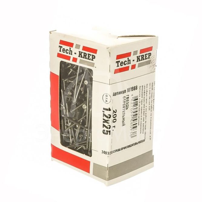 Гвоздь строительный 1.2х25 (уп.0.2кг) Tech-KREP 101988