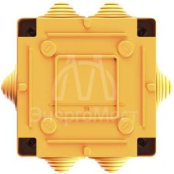 Коробка ответвительная FS 100х100х50мм 5р 450В 10А 6кв.мм с каб. вводами и клеммн. IP55 пластик. DKC FSB11506