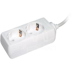 Удлинитель 2х5м с заземл. 16А IP20 У02 2P+PE IEK WYP10-16-02-05-Z-N