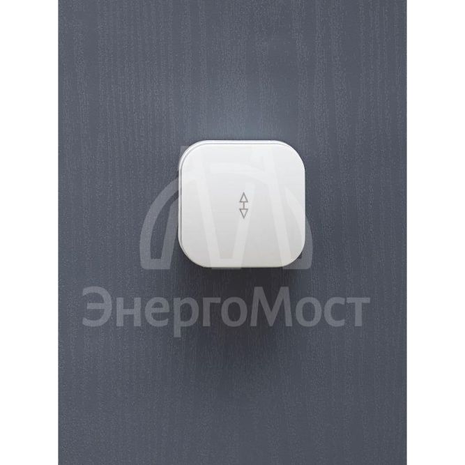 Переключатель проходной 1-кл. ОП GLORY 10А ВСп10-1-0-ХБ бел. IEK EVH12-K01-10