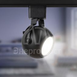 Светильник трековый TR35-GU10 80х130 8647 MR16 GU10 1ф BK черн. Эра Б0053296