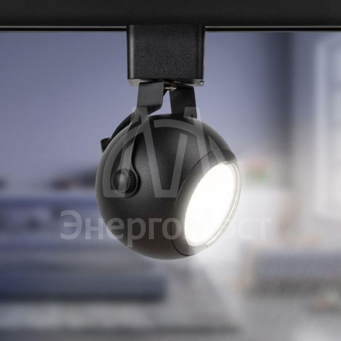 Светильник трековый TR35-GU10 80х130 8647 MR16 GU10 1ф BK черн. Эра Б0053296