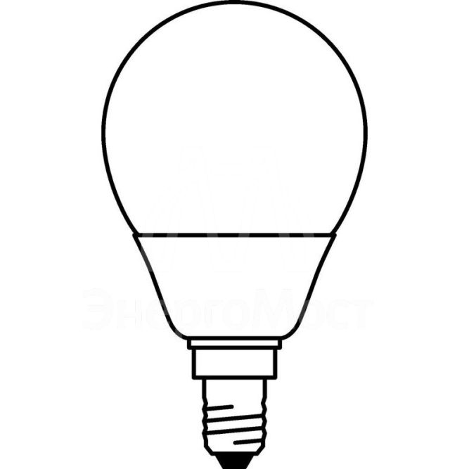Лампа светодиодная LED Value LVCLP60 7SW/865 230В E14 10х1 RU OSRAM 4058075579682