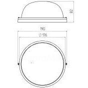 Светильник &amp;quot;Акватермо&amp;quot; НБП 03-60-001 max 60Вт E27 IP54 D176 круг алюм./стекло бел. ЭРА Б0048419