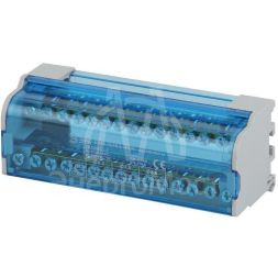 Шины на DIN-рейку в корпусе (кросс-модуль) ШНК 2х15 L+PEN NO-224-14 ЭРА Б0043932