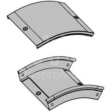 Угол для лотка вертикальный внешний 45град. 200х100 CD 45 DKC 36883