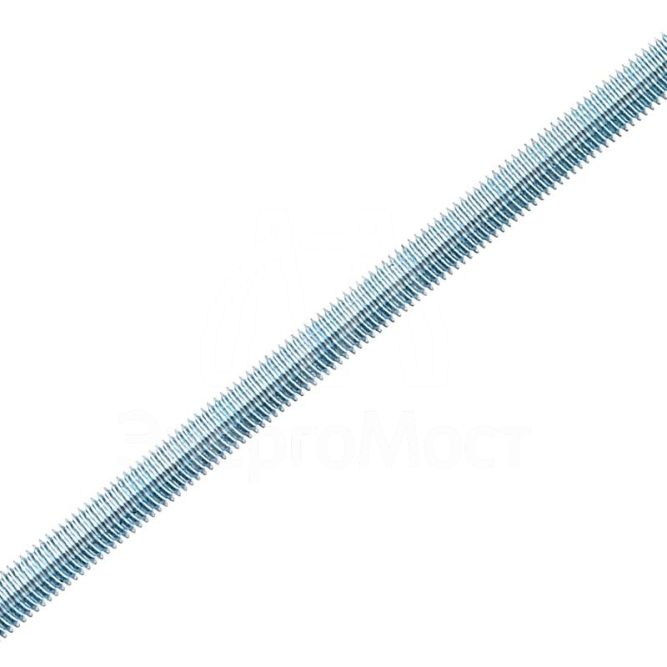 Шпилька резьбовая М14х1000 DIN 975 класс прочн. 4.8 цинк СТРОЙМЕТИЗ УТОРМ966661