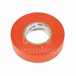 Изолента ПВХ профессиональная 0.18х19мм 20м красн. Kranz KR-09-2804