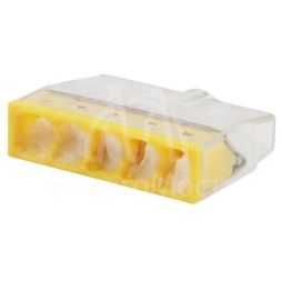 Экспресс-клемма строительно-монтажная СМК 2273-245 5-проводная 0.5-2.5кв.мм с пастой (блист.20шт) Rexant 07-3219-20