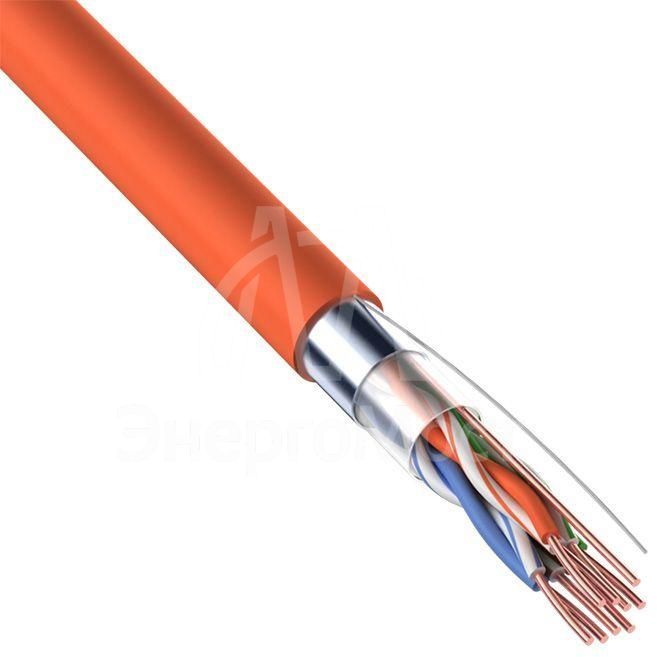 Кабель FTP 4х2х24AWG CAT5e 305м нг(А)-HF (м) Rexant 01-0150