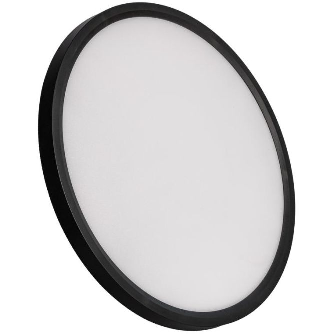 Светильник светодиодный SLIM BLACK 38Вт 4500К IP40 2650лм 230В 400х25мм КОСМОС KSlim38w_B4500K