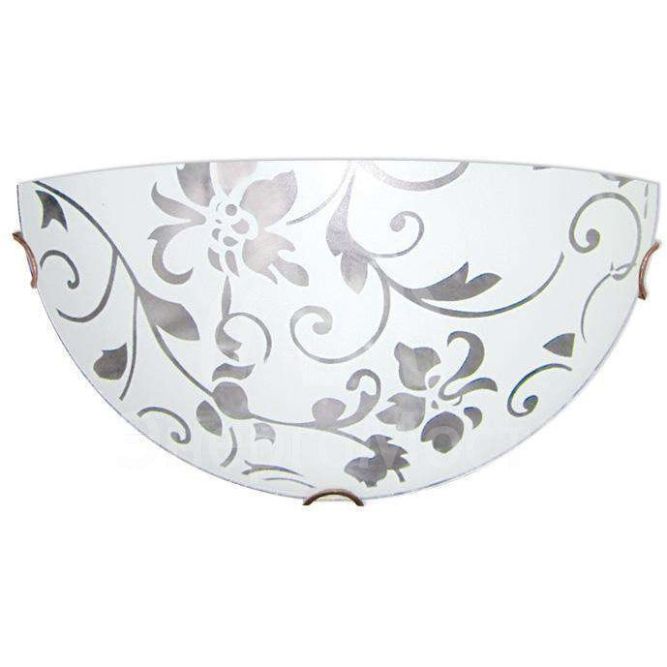 Светильник НББ 21-60 &amp;quot;Эрика&amp;quot; 300/2 М19 1х60Вт E27 IP20 матовый бел./клипса зол. (инд. упак.) Элетех 1005204376