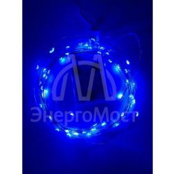 Гирлянда светодиодная &amp;quot;Нить&amp;quot; 5м 50LED син. свет АА ЭРА Б0047962