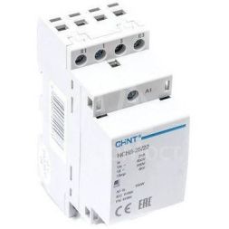 Контактор модульный NCH8-25/22 25А 2НЗ+2НО AC 230В 50Гц (R) CHINT 256091