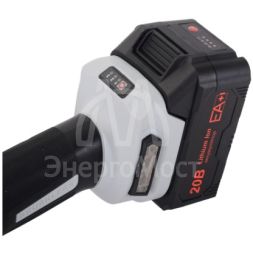 Углошлифовальная машина аккумуляторная Ресанта АУШМ-125/20Li-R (в комплекте 1 АКБ и ЗУ) ЕА+ в кейсе