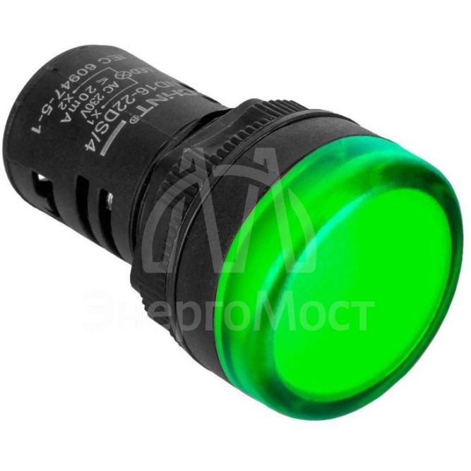 Индикатор ND16-22DS/4 зел. AC 400В (R) CHINT 593428