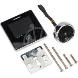 Видеоглазок дверной DV-113 с цветным LCD-дисплеем 2.8дюйм с функцией звонка и записи фото встр. аккум. Rexant 45-1113