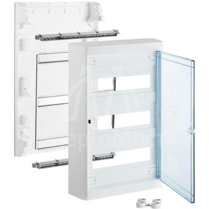 Бокс ОП Nedbox 3х12мод. прозр. дверь Leg 601248